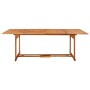 Set de comedor para jardín 11 piezas madera maciza de acacia de vidaXL, Conjuntos de jardín - Ref: Foro24-3086987, Precio: 79...