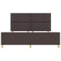 Estructura de cama  marrón oscuro 180x200 cm tela | Foro24.es | Tu tienda online para hogar, jardín y más Foro24.es