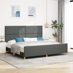 Comprar Estructura de cama Gris oscuro 200x200 cm