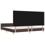 Cama en Marrón Oscuro, 200x200 cm, Tela de , Camas y somieres - Ref: Foro24-3344833, Precio: 261,61 €, Descuento: %
