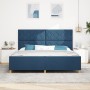 Estructura de Cama Azul 200x200 cm Tela | Foro24.es | Tu tienda online para hogar, jardín y más Foro24.es