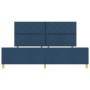 Estructura de Cama Azul 200x200 cm Tela | Foro24.es | Tu tienda online para hogar, jardín y más Foro24.es