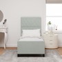 Estructura de Cama de Terciopelo Gris Claro 80x200 cm de | Foro24.es | Tu tienda online para hogar, jardín y más Foro24.es