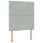 Estructura de Cama de Terciopelo Gris Claro 80x200 cm de | Foro24.es | Tu tienda online para hogar, jardín y más Foro24.es