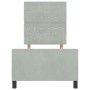Estructura de Cama de Terciopelo Gris Claro 80x200 cm de | Foro24.es | Tu tienda online para hogar, jardín y más Foro24.es