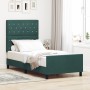 Estructura de Cama Verde Oscuro 100x200 cm Terciopelo | Foro24.es | Tu tienda online para hogar, jardín y más Foro24.es