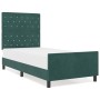 Estructura de Cama Verde Oscuro 100x200 cm Terciopelo | Foro24.es | Tu tienda online para hogar, jardín y más Foro24.es