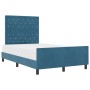 Estructura de Cama  Azul Oscuro 120x190 cm Terciopelo | Foro24.es | Tu tienda online para hogar, jardín y más Foro24.es