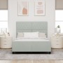 Estructura de Cama Gris Claro 160x200 cm Terciopelo de , Camas y somieres - Ref: Foro24-3344885, Precio: 248,01 €, Descuento:...