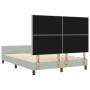 Estructura de Cama Gris Claro 160x200 cm Terciopelo de , Camas y somieres - Ref: Foro24-3344885, Precio: 248,01 €, Descuento:...