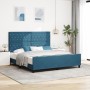 Estructura de Cama de Terciopelo Azul Oscuro 180x200 cm | Foro24.es | Tu tienda online para hogar, jardín y más Foro24.es