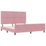 Cama Rosa 180x200 cm Terciopelo de , Camas y somieres - Ref: Foro24-3344896, Precio: 247,23 €, Descuento: %