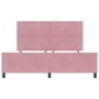 Cama Rosa 180x200 cm Terciopelo de , Camas y somieres - Ref: Foro24-3344896, Precio: 247,23 €, Descuento: %