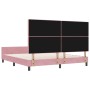 Cama Rosa 180x200 cm Terciopelo de , Camas y somieres - Ref: Foro24-3344896, Precio: 247,23 €, Descuento: %