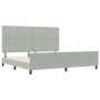 Estructura de Cama  Gris Claro 200x200 cm Terciopelo | Foro24.es | Tu tienda online para hogar, jardín y más Foro24.es