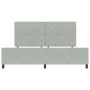Estructura de Cama  Gris Claro 200x200 cm Terciopelo | Foro24.es | Tu tienda online para hogar, jardín y más Foro24.es