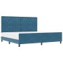 Estructura de Cama Azul Oscuro 200x200 cm Terciopelo | Foro24.es | Tu tienda online para hogar, jardín y más Foro24.es