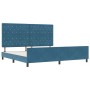 Estructura de Cama Azul Oscuro 200x200 cm Terciopelo | Foro24.es | Tu tienda online para hogar, jardín y más Foro24.es