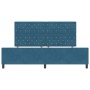 Estructura de Cama Azul Oscuro 200x200 cm Terciopelo | Foro24.es | Tu tienda online para hogar, jardín y más Foro24.es