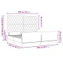 Estructura de Cama Azul Oscuro 200x200 cm Terciopelo | Foro24.es | Tu tienda online para hogar, jardín y más Foro24.es