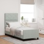Marco de Cama  Gris Claro 80x200 cm Terciopelo | Foro24.es | Tu tienda online para hogar, jardín y más Foro24.es
