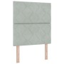 Marco de Cama  Gris Claro 80x200 cm Terciopelo | Foro24.es | Tu tienda online para hogar, jardín y más Foro24.es