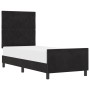 Estructura de Cama Negra 80x200 cm Terciopelo de , Camas y somieres - Ref: Foro24-3344971, Precio: 140,95 €, Descuento: %