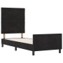 Estructura de Cama Negra 80x200 cm Terciopelo de , Camas y somieres - Ref: Foro24-3344971, Precio: 140,95 €, Descuento: %