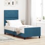 Estructura de Cama de Terciopelo Azul Marino de  80x200 cm | Foro24.es | Tu tienda online para hogar, jardín y más Foro24.es