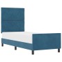 Estructura de Cama de Terciopelo Azul Marino de  80x200 cm | Foro24.es | Tu tienda online para hogar, jardín y más Foro24.es