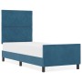Estructura de Cama de Terciopelo Azul Marino de  80x200 cm | Foro24.es | Tu tienda online para hogar, jardín y más Foro24.es