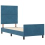 Estructura de Cama de Terciopelo Azul Marino de  80x200 cm | Foro24.es | Tu tienda online para hogar, jardín y más Foro24.es