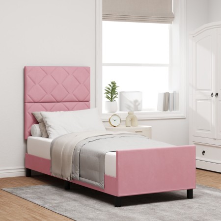 Base de cama  Rosa 80x200 cm Terciopelo | Foro24.es | Tu tienda online para hogar, jardín y más Foro24.es