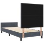 Cama Gris Oscuro 90x190 cm Terciopelo de , Camas y somieres - Ref: Foro24-3344976, Precio: 144,52 €, Descuento: %