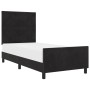 Cama Negra 90x190 cm Terciopelo de , Camas y somieres - Ref: Foro24-3344977, Precio: 151,99 €, Descuento: %