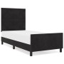Cama Negra 90x190 cm Terciopelo de , Camas y somieres - Ref: Foro24-3344977, Precio: 151,99 €, Descuento: %