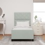 Estructura de Cama  Gris Claro 100x200 cm Terciopelo | Foro24.es | Tu tienda online para hogar, jardín y más Foro24.es