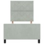 Estructura de Cama  Gris Claro 100x200 cm Terciopelo | Foro24.es | Tu tienda online para hogar, jardín y más Foro24.es