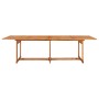 Set de comedor para jardín 11 piezas madera maciza de acacia de vidaXL, Conjuntos de jardín - Ref: Foro24-3086990, Precio: 87...