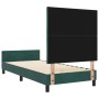 Estructura de Cama Verde Oscuro 100x200 cm Terciopelo de , Camas y somieres - Ref: Foro24-3344990, Precio: 152,07 €, Descuent...