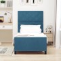 Estructura de Cama  Azul Oscuro 100x200 cm Terciopelo | Foro24.es | Tu tienda online para hogar, jardín y más Foro24.es