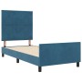 Estructura de Cama  Azul Oscuro 100x200 cm Terciopelo | Foro24.es | Tu tienda online para hogar, jardín y más Foro24.es