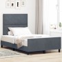 Estructura de cama  Gris Oscuro 120x190 cm Terciopelo | Foro24.es | Tu tienda online para hogar, jardín y más Foro24.es