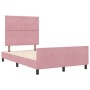 Estructura de Cama de Terciopelo Rosa 120x190 cm | Foro24.es | Tu tienda online para hogar, jardín y más Foro24.es