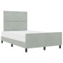 Estructura de Cama Gris Claro 120x200 cm Terciopelo | Foro24.es | Tu tienda online para hogar, jardín y más Foro24.es