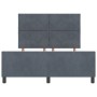 Estructura de Cama de Terciopelo Gris Oscuro 140x190 cm de , Camas y somieres - Ref: Foro24-3345006, Precio: 226,34 €, Descue...
