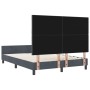 Estructura de Cama de Terciopelo Gris Oscuro 140x190 cm de , Camas y somieres - Ref: Foro24-3345006, Precio: 226,34 €, Descue...