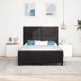 Estructura de Cama de Terciopelo Negro de  160x200 cm | Foro24.es | Tu tienda online para hogar, jardín y más Foro24.es