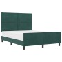 Estructura de Cama Verde Oscuro 160x200 cm Terciopelo | Foro24.es | Tu tienda online para hogar, jardín y más Foro24.es