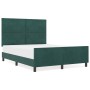 Estructura de Cama Verde Oscuro 160x200 cm Terciopelo | Foro24.es | Tu tienda online para hogar, jardín y más Foro24.es